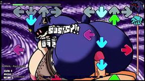 Sexy FNF Sonic Exe mod with big dick and thick thighs
