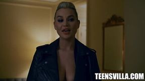 Fighting Couple Surprises threesome with Emma &mdash;  Alex &mdash;  Blake