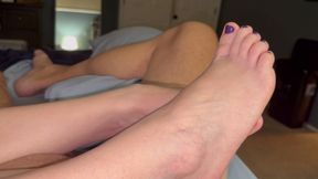 Wife Gives Footjob - Part 1