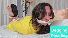 Jane from Tarzan Rope Bondage Cleave Gag