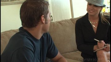 Blonde MILF Amanda Blow Gets Nailed on the Couch