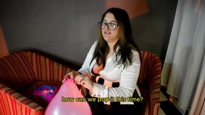 Balloons Stuffing Humiliation - Bunny Looner [eng Sub - Spa Audio]