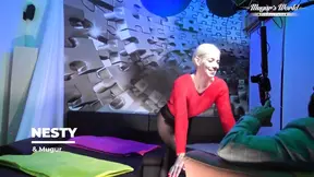 Behind The Scenes Of Nesty gets her Pussy Satisfied