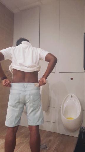 Gay public washroom   Clip 1