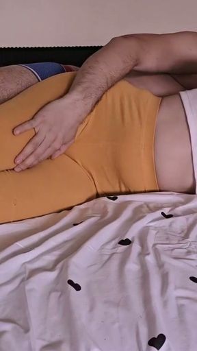 Sharing Bed with My Stepdad was so wrong. I want to fuck my wife, he said while his dick was inside me!   Clip 1