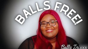 Balls Free! - Bella Trixxx's Castration Encouragement Fantasy 480p