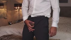 Classy Dressed And Jerking Off For You