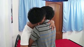 Asian Twink Boyfriends Barebacking Fuck Fest