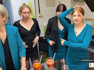 DirtyPub Looks Like a Normal Bar but Inside 4 Girls Wear Interactive Toys and Cum for You