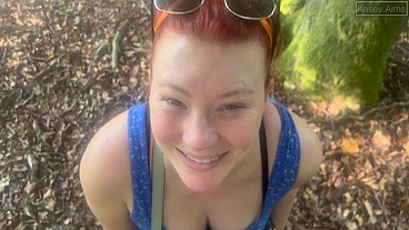 A New Forest Walk Ending With A Stranger's Cum Dripping Down My Chin