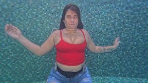 THE POOL INSPECTOR - UNDERWATER WETLOOK FETISH 4K