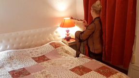 Beautiful Blonde Mature Wife Enjoys Daily Sex in Lingerie