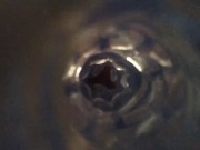 Cumming Inside Turbo Thrust Fleshlight Internal View