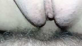I just cum on her fat belly and body