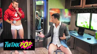 Dante Colle Pounds Nic Sahara's Tight Twink Ass in Job Interview