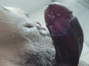 Wet soapy verbal jerking off in the shower