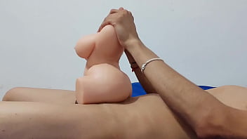 straight man fucking silicone doll - hot sex