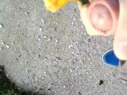 Pov handjob flower art