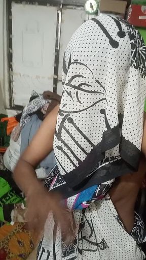 Indian Boy Wearing a Saree...