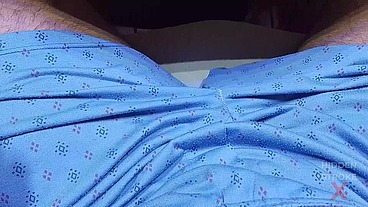 RIPPED SHORTS COCK MASTURBATION EXCLUSIVE CUMSHOT
