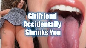 Giantess Girlfriend Accidentally Shrinks You