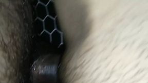Pleased wife gives head to her modest-dicked husband
