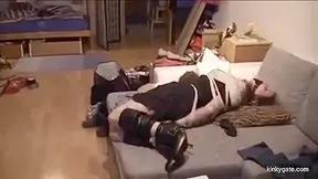 Sub Tracey Struggling In Ropes