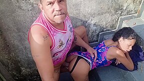 Fodendo Cu Da Minha Enteada Na Escada With Amador Brasil