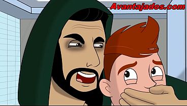 Pervertido Pauzudo no Desenho Porno Gay