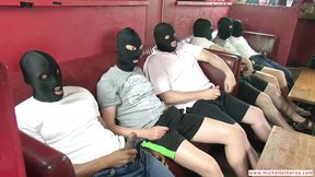 Three friends fuck and gangbang Michelle on Valentine's Day