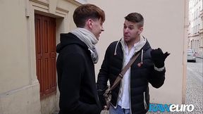 RAWEURO Beautiful Twink Gets Bareback Hard In Doggystyle