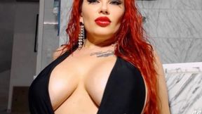 Jerk-off slave for my hot breasts