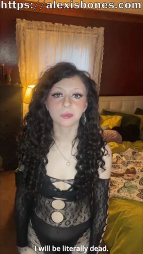 Caught My Goth ex Being a Slut on Camera So We Fucked To Keep Me Quiet