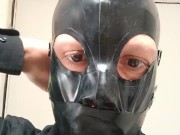 Mask removal (with gag & tubes)