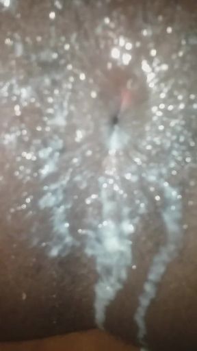 Crazy Black Africa Man Cums All Over My Asshole.