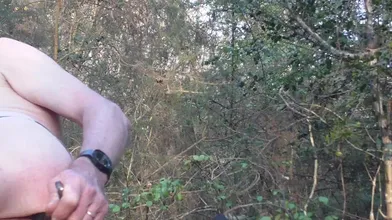 Lingerie In The Woods