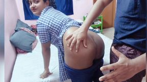 Stepfather caught her step daughter fingering, what's he gonna do now?