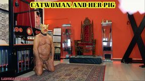 LADY SCARLET - CATWOMAN AND HER PIG - CATWOMAN E IL SUO MAIALE