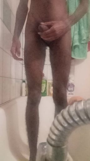 Jim is jerking off and is going to explode a big load for you