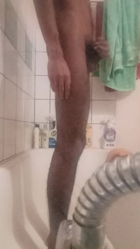 Jim is jerking off and is going to explode a big load for you