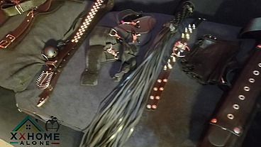 African BDSM Submissive Slut Curvy Chick, Tied Up In Bondage Sex Training