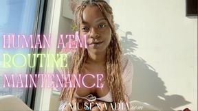 Human ATM Routine Maintenance