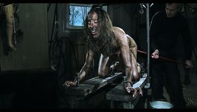 Obedient slut Sierra Cirque gets metal hook right into her rounded booty