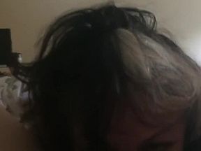 Greedy Milf sucks cock and licks ass