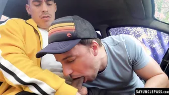 Jonas Matt gives Isra Hell a hard bareback pounding after work