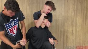 Straight Skater Boy Turned Into A Ticklish Bondage Bitch Slave