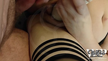 Big Tits Asian American Sissy Tranny Trap Used by Her Daddy Dominant amateur anal bareback creampie