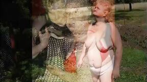 ILOVEGRANNY Amateur Stepmommies Got Public Nude Pictures Compilation