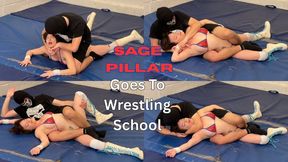 Sage Pillar Goes To Wrestling School