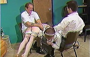Vintage spanking with ed lee & friends